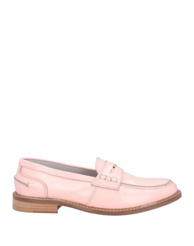 Veni Shoes Woman Loafers Pink Size 10 Leather