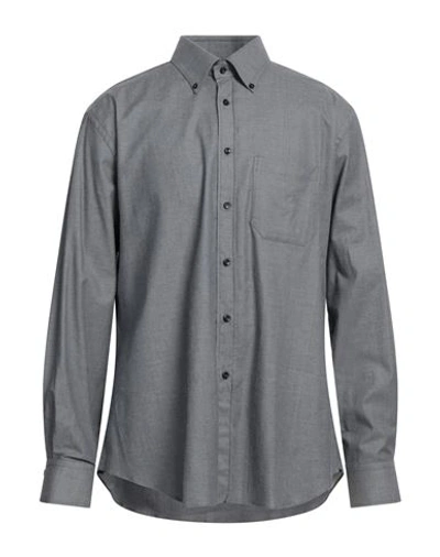 Xacus Man Shirt Grey Size 17 ½ Cotton, Elastane