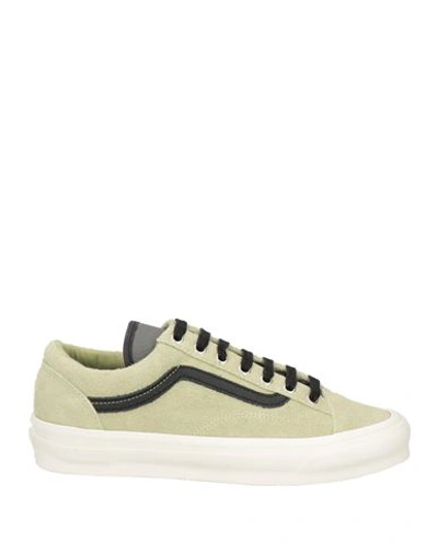 Vans Man Sneakers Light Green Size 12 Leather