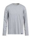Drumohr Man T-shirt Grey Size Xxl Cotton In Grey