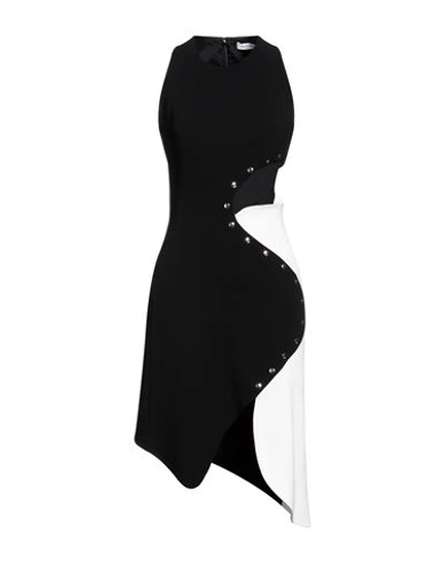 Mugler Woman Mini Dress Black Size 4 Polyester, Acetate