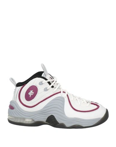 Nike Woman Sneakers White Size 7.5 Leather, Textile Fibers