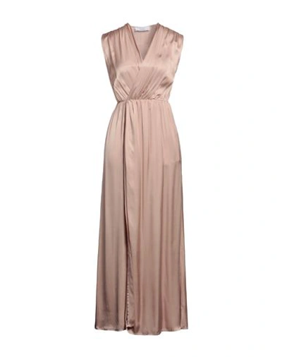 Kaos Woman Maxi Dress Beige Size 6 Viscose