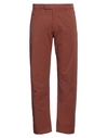 Barena Venezia Barena Man Pants Brick Red Size 38 Cotton, Elastane