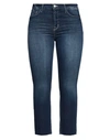 L AGENCE L'AGENCE WOMAN JEANS BLUE SIZE 30 COTTON, POLYESTER, ELASTANE