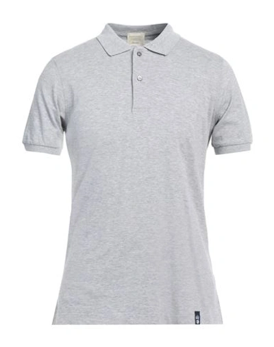 Drumohr Man Polo Shirt Grey Size L Cotton