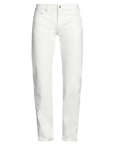 Lacoste Man Denim Pants White Size 33w-34l Cotton