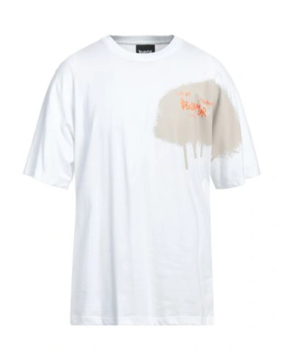 Disclaimer Man T-shirt White Size L Cotton