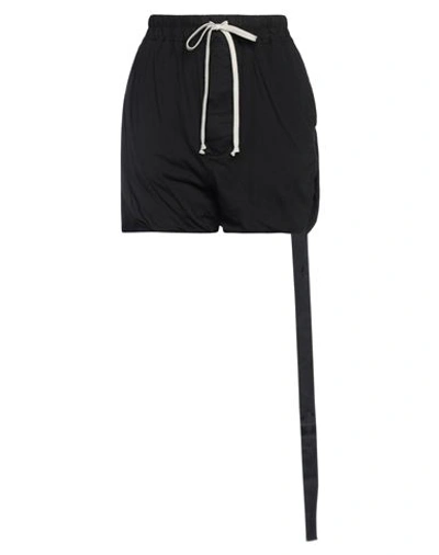 Rick Owens Drkshdw Drawstring-waist Track Shorts In Black