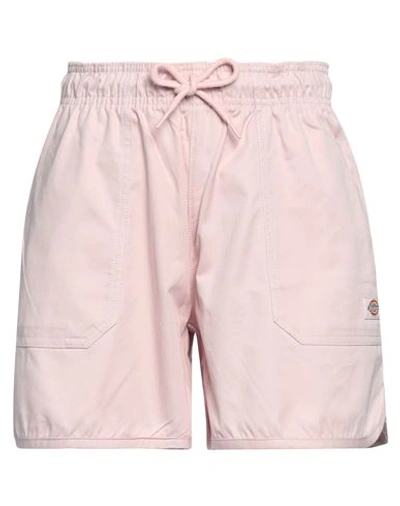 Dickies Woman Shorts & Bermuda Shorts Pink Size S Cotton