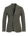 L.b.m 1911 L. B.m. 1911 Man Blazer Military Green Size 36 Cotton, Ramie