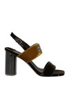 Tory Burch Woman Sandals Dark Brown Size 10 Textile Fibers In Brown