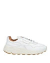 Buttero Man Sneakers White Size 4 Leather In White