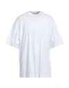 Trussardi Man T-shirt White Size M Polyamide, Elastane In White