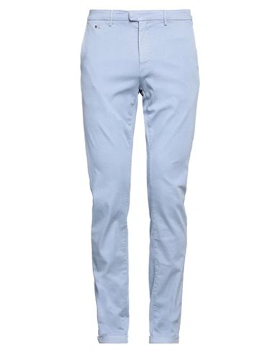Tramarossa Man Pants Pastel Blue Size 34 Cotton, Polyester, Elastane