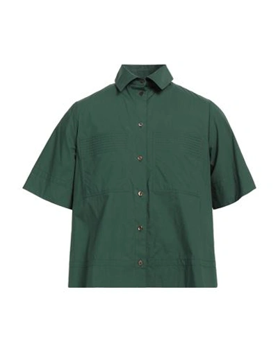 P.a.r.o.s.h P. A.r. O.s. H. Man Shirt Dark Green Size M Cotton
