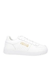 Versace Jeans Couture Woman Sneakers White Size 11 Leather In White