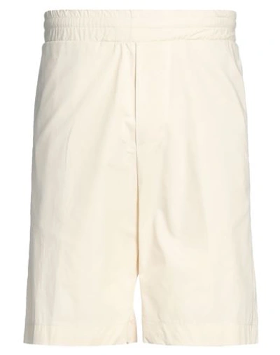 Tagliatore Man Shorts & Bermuda Shorts Beige Size 32 Cotton, Elastane