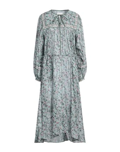 Isabel Marant Étoile Marant Étoile Woman Midi Dress Sky Blue Size 8 Cotton