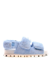 Miu Miu Sandals In Azul