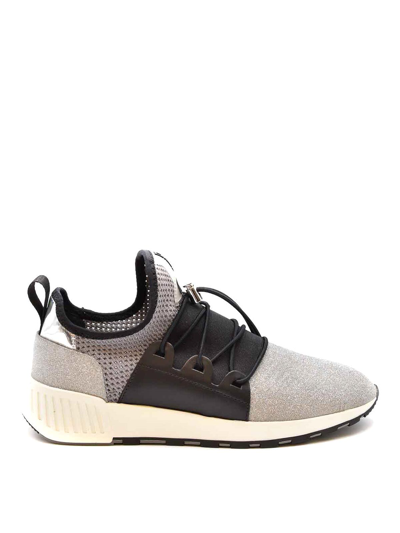SERGIO ROSSI ZAPATILLAS - PLATA