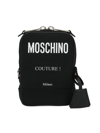 MOSCHINO COUTURE SHOULDER BAG IN BLACK