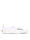 Valentino Vltn Canvas Slip-on Sneaker In White