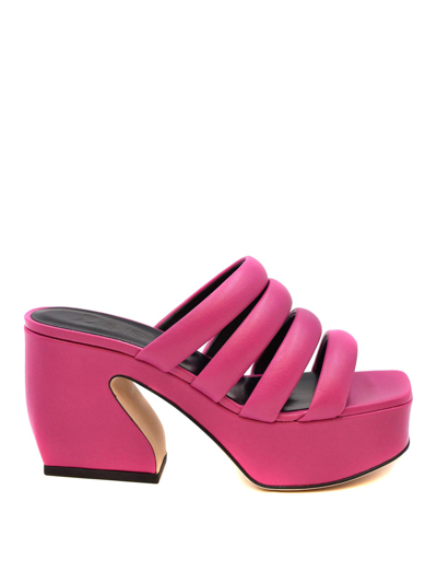 Si Rossi Sandalias - Fucsia