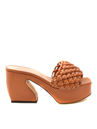 Si Rossi Sandals In Light Brown