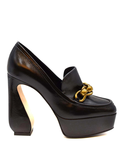 Si Rossi Calfskin Pumps In Negro