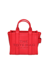 Marc Jacobs Versatile Textured Leather Tote In Rojo
