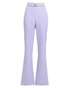 JUST CAVALLI JUST CAVALLI WOMAN PANTS LILAC SIZE 8 POLYESTER, ELASTANE