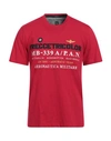 Aeronautica Militare Man T-shirt Red Size 3xl Cotton