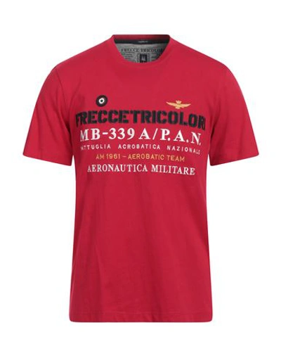 Aeronautica Militare Man T-shirt Red Size 3xl Cotton