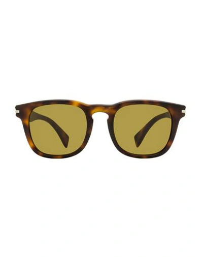 Lanvin Rectangular Lnv611s Sunglasses Man Sunglasses Brown Size 51 Acetate In Gold