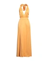 Anonyme Designers Woman Maxi Dress Orange Size 8 Viscose