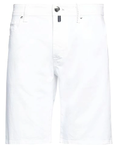 Tramarossa Man Shorts & Bermuda Shorts White Size 35 Cotton, Elastane