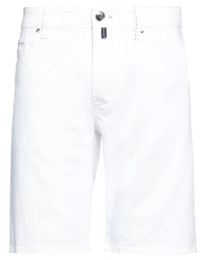 Tramarossa Man Shorts & Bermuda Shorts White Size 34 Cotton, Elastane In White