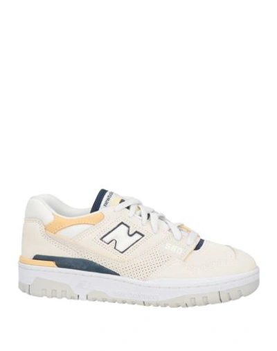 New Balance 550 "cream Yellow" Low-top Sneakers In Off White