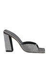 Gia Rhw Gia / Rhw Woman Sandals Silver Size 8 Leather