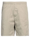 Grifoni Man Shorts & Bermuda Shorts Beige Size 38 Cotton, Polyamide, Elastane