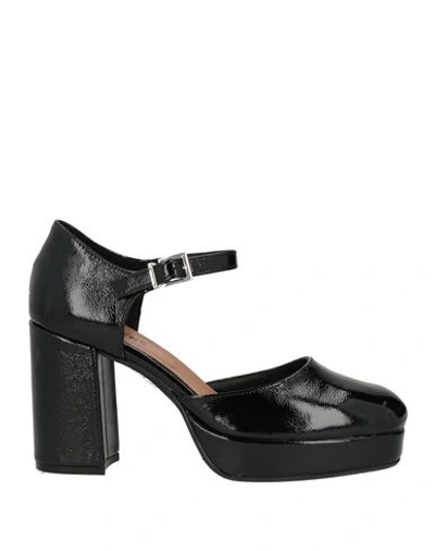 Carmens Woman Pumps Black Size 7 Leather