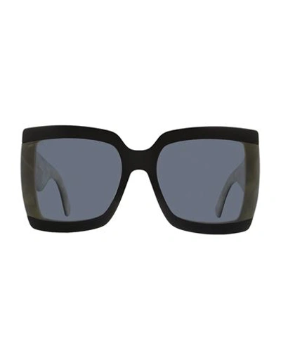 Jimmy Choo Square Renee Sunglasses Woman Sunglasses Black Size 61 Acetate