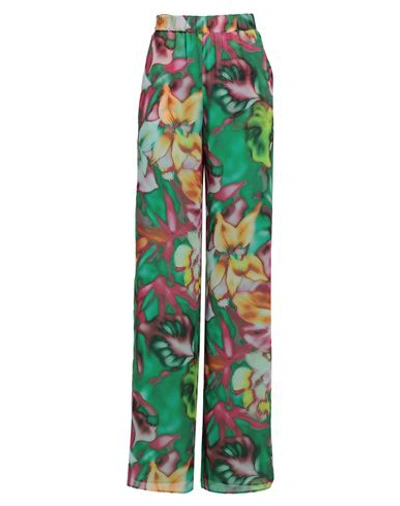 The Andamane Woman Pants Green Size 6 Polyester