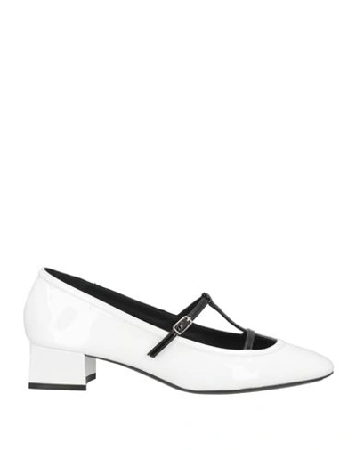 KHAITE KHAITE WOMAN PUMPS WHITE SIZE 6 LEATHER