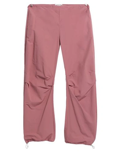 Alessandro Vigilante Woman Pants Antique Rose Size 2 Cotton, Polyamide, Elastane In Pink