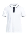 Trussardi Man Polo Shirt White Size Xxl Cotton