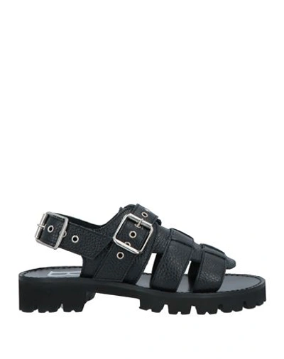 Roseanna Woman Sandals Black Size 11 Leather