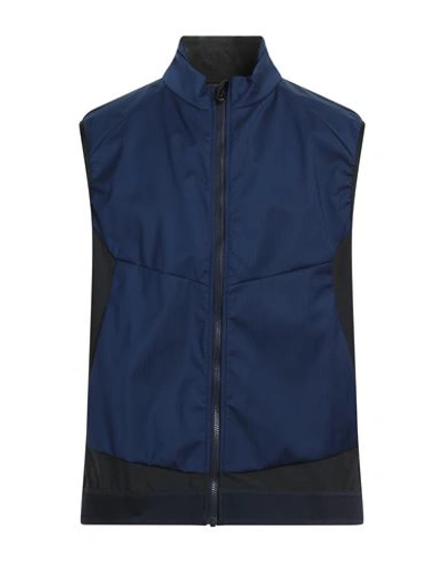 Sease Man Jacket Blue Size 44 Wool, Nylon