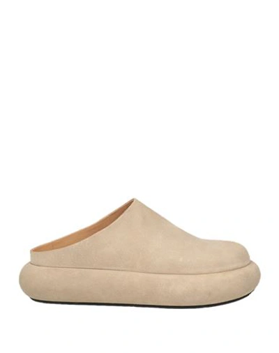 Jw Anderson Woman Mules & Clogs Beige Size 8 Leather
